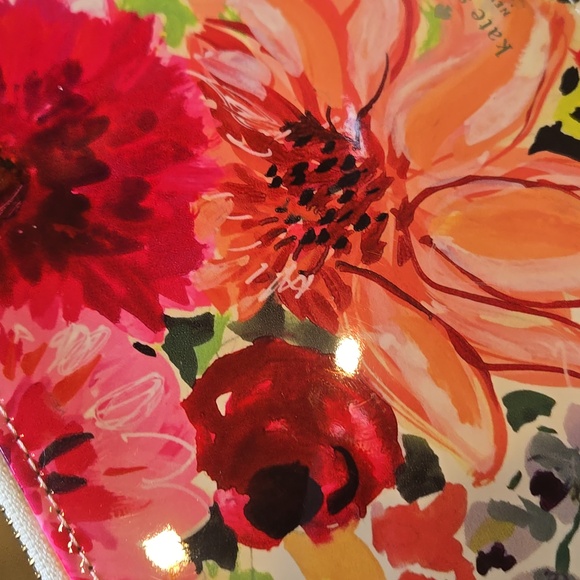 Kate Spade New York Floral Zipper Pencil Pouch - Picture 3 of 7